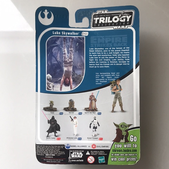 STAR WARS OTC ORIGINAL TRILOGY #01 DAGOBAH TRAINING LUKE SKYWALKER FIGURE - Picture 3 of 9
